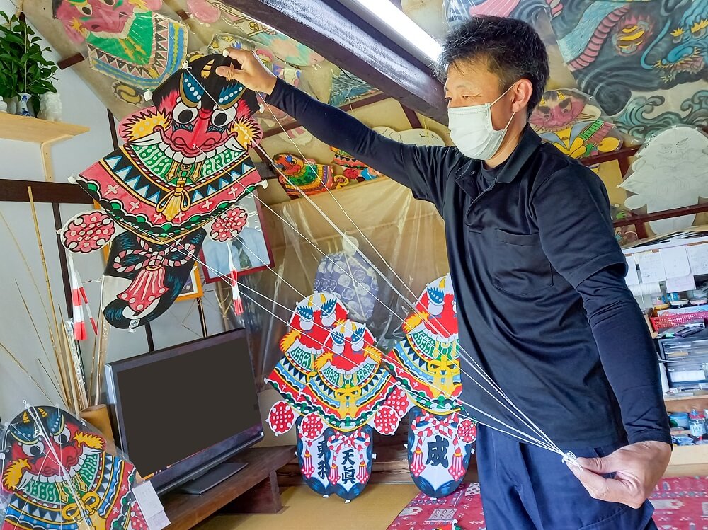 五島を知る ばらもん凧の飛ばし方と伝統工芸士 野原 権太郎 五島市 Fullygoto X Fumoto